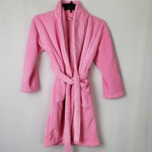 CHAKIR linen Pink Large Bathrobe